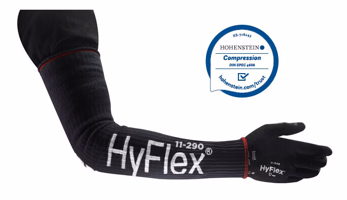 Cut resistant and heat resistant sleeve
