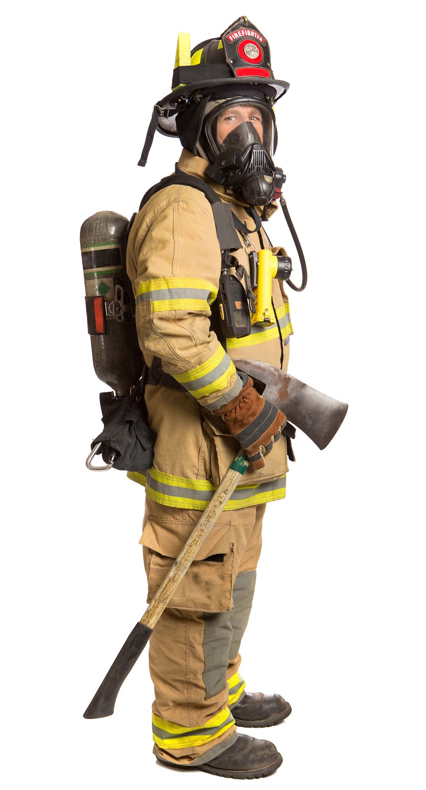 The layers of turnout gear